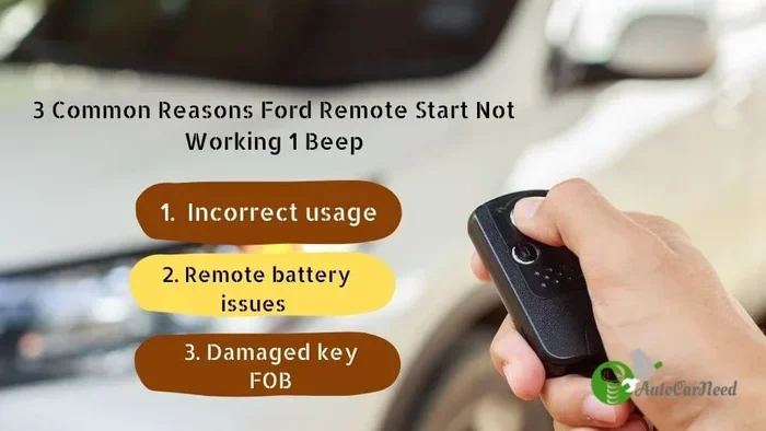 Why Doesnt My Car Start With the Remote Starter Button