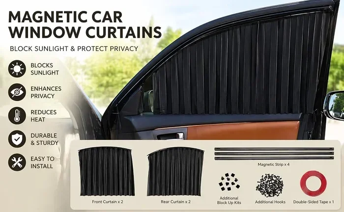 Best Magnetic Window Curtains for Cars That Actually Work
