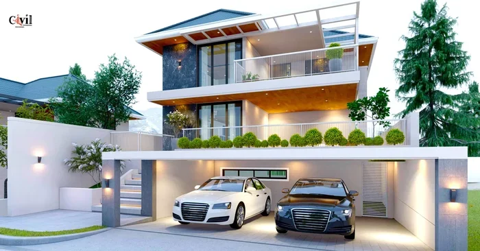 20X40 House Plan With Car Parking