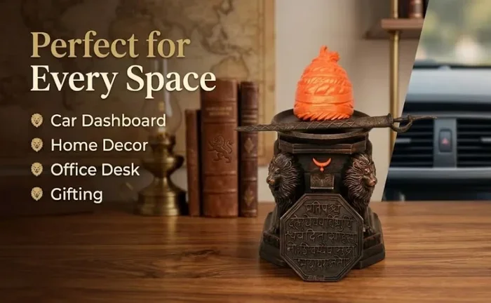 Shivaji Maharaj Idol for Car Dashboard Decoration Ideas