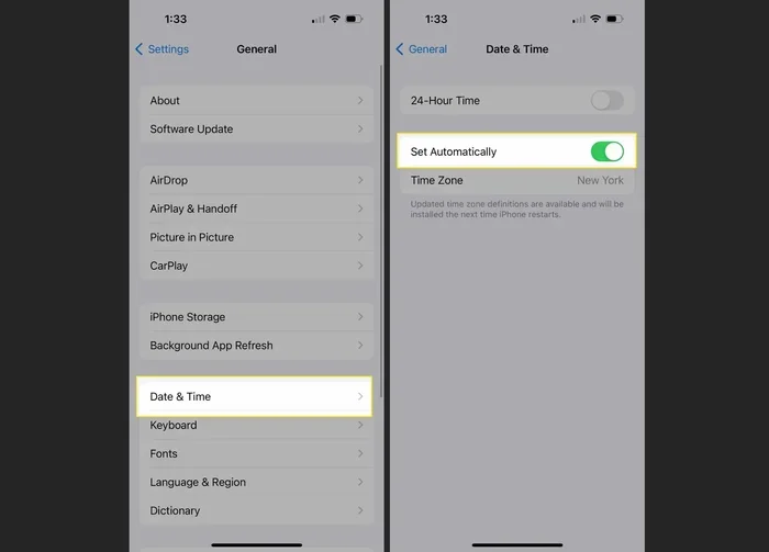 How Do I Change My Time To Auto